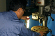 安裝在機(jī)床上